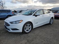 Ford Vehiculos salvage en venta: 2018 Ford Fusion SE Hybrid