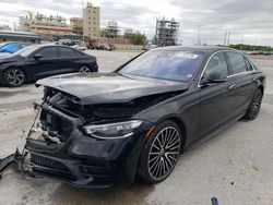 Salvage cars for sale at New Orleans, LA auction: 2022 Mercedes-Benz S 580 4matic