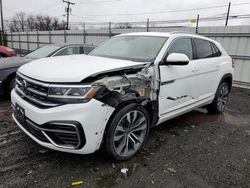 Volkswagen Vehiculos salvage en venta: 2020 Volkswagen Atlas Cross Sport SEL Premium R-Line