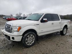 Salvage cars for sale at West Warren, MA auction: 2012 Ford F150 Supercrew