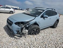 Salvage cars for sale at New Braunfels, TX auction: 2019 Subaru Crosstrek Premium