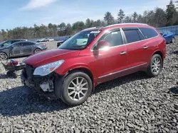 Salvage cars for sale at Windham, ME auction: 2014 Buick Enclave