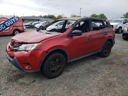 Salvage cars for sale from Copart Sacramento, CA: 2015 Toyota Rav4 LE