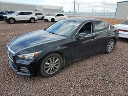 Salvage cars for sale from Copart Phoenix, AZ: 2017 Infiniti Q50 Premium