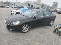 Salvage cars for sale at New Orleans, LA auction: 2012 Volvo S60 T5