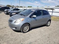 Salvage cars for sale at Sacramento, CA auction: 2007 Toyota Yaris