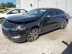 Salvage cars for sale from Copart Apopka, FL: 2022 Chevrolet Malibu RS