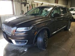 Lincoln Nautilus salvage cars for sale: 2019 Lincoln Nautilus Black Label