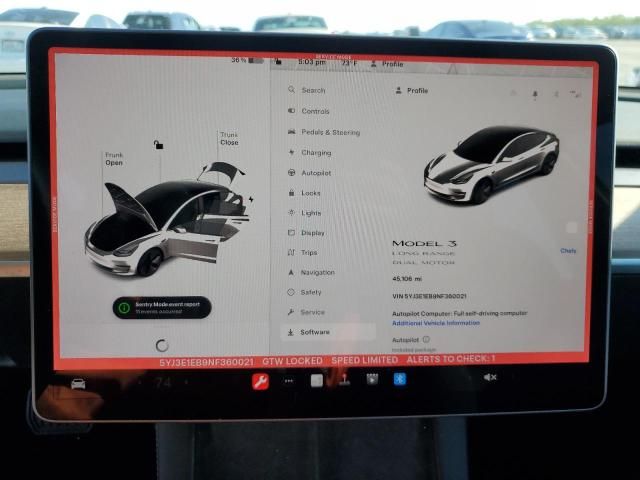 2022 Tesla Model 3