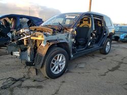 Salvage cars for sale at Woodhaven, MI auction: 2024 Jeep Grand Cherokee L Laredo