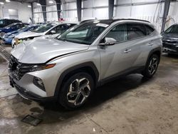 Salvage cars for sale at Ham Lake, MN auction: 2022 Hyundai Tucson Limited