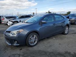 Salvage cars for sale from Copart Colton, CA: 2015 Toyota Corolla L