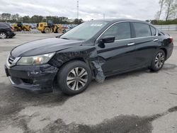 Salvage cars for sale at Dunn, NC auction: 2015 Honda Accord LX