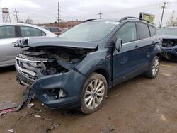 Salvage cars for sale at Chicago Heights, IL auction: 2019 Ford Escape SEL