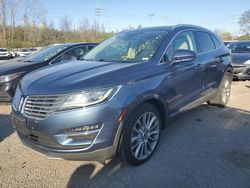 Salvage cars for sale at Bridgeton, MO auction: 2018 Lincoln MKC Reserve