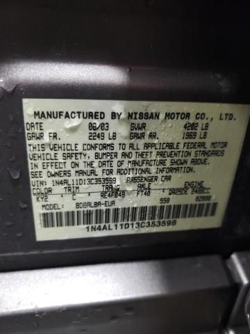 2003 Nissan Altima Base