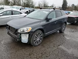 Salvage cars for sale from Copart Portland, OR: 2015 Volvo XC60 T5 Premier