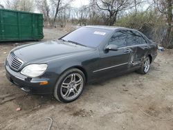 Mercedes-Benz S 500 salvage cars for sale: 2001 Mercedes-Benz S 500