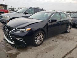 Salvage cars for sale from Copart Grand Prairie, TX: 2016 Lexus ES 350