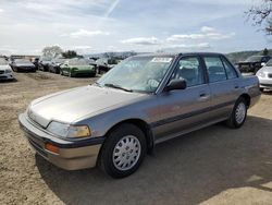 Salvage cars for sale at San Martin, CA auction: 1989 Honda Civic LX