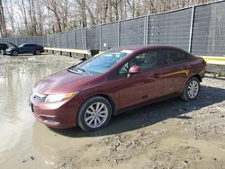 Honda Civic EXL salvage cars for sale: 2012 Honda Civic EXL