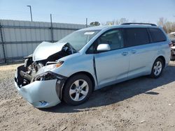 Salvage cars for sale from Copart Lumberton, NC: 2015 Toyota Sienna LE