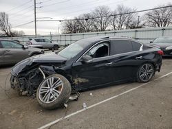 Salvage cars for sale from Copart Moraine, OH: 2014 Infiniti Q50 Hybrid Premium