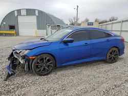 Honda salvage cars for sale: 2019 Honda Civic Sport