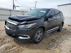 Salvage cars for sale at Grand Prairie, TX auction: 2017 Infiniti QX60