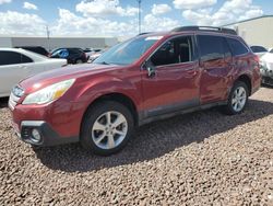 Salvage cars for sale at Phoenix, AZ auction: 2014 Subaru Outback 2.5I Premium