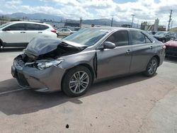 Salvage cars for sale at Sun Valley, CA auction: 2017 Toyota Camry LE