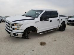 Salvage cars for sale from Copart San Antonio, TX: 2017 Ford F150 Supercrew