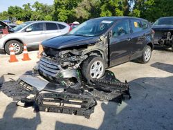 Salvage cars for sale from Copart Ocala, FL: 2018 Ford Escape S