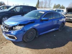 Salvage cars for sale from Copart Ontario Auction, ON: 2019 Honda Civic LX