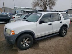 Salvage cars for sale from Copart Albuquerque, NM: 2003 Ford Explorer XLS
