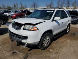 Acura MDX salvage cars for sale: 2003 Acura MDX Touring
