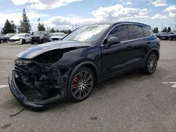 Salvage cars for sale at Rancho Cucamonga, CA auction: 2015 Porsche Cayenne Turbo