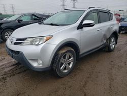 Salvage cars for sale at Elgin, IL auction: 2015 Toyota Rav4 XLE