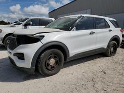 Salvage cars for sale at Apopka, FL auction: 2021 Ford Explorer Police Interceptor