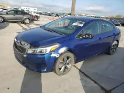 Salvage cars for sale from Copart Grand Prairie, TX: 2018 KIA Forte LX