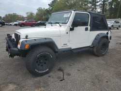 Jeep Wrangler Vehiculos salvage en venta: 2004 Jeep Wrangler / TJ Sport