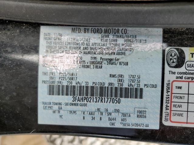 2007 Ford Fusion SEL