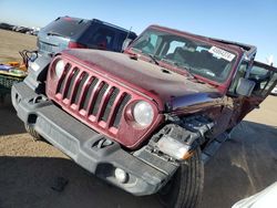 Salvage cars for sale from Copart Brighton, CO: 2021 Jeep Wrangler Unlimited Sport