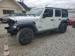 Jeep Wrangler salvage cars for sale: 2018 Jeep Wrangler Unlimited Sport