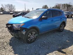 Salvage cars for sale from Copart Mebane, NC: 2016 Toyota Rav4 LE