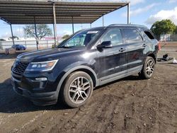 Ford Explorer salvage cars for sale: 2018 Ford Explorer Sport