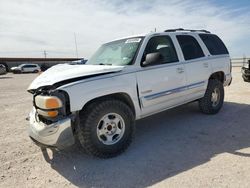 Salvage cars for sale from Copart Andrews, TX: 2001 GMC Yukon