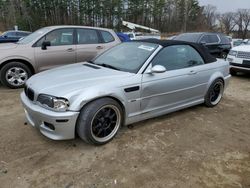 Salvage cars for sale at North Billerica, MA auction: 2001 BMW M3 CI