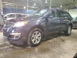 Salvage cars for sale at Woodhaven, MI auction: 2015 Chevrolet Traverse LT