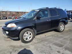 Acura MDX Touring salvage cars for sale: 2001 Acura MDX Touring